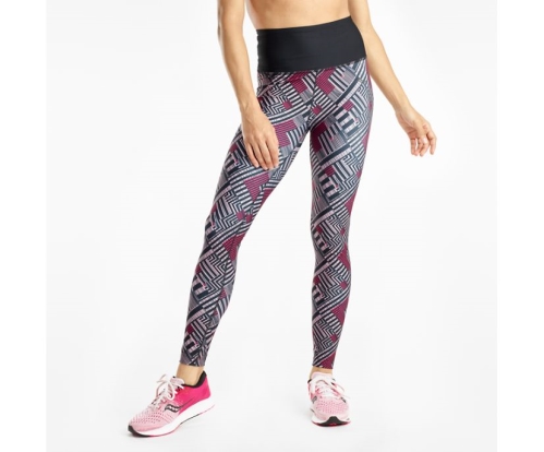Tenis Saucony Hightail Tight Mujer Bottoms Ropa Multi Print México MX-213-BZ